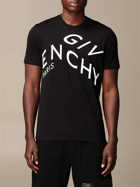 t shirt givenchy nera uomo|givenchy polo shirts.